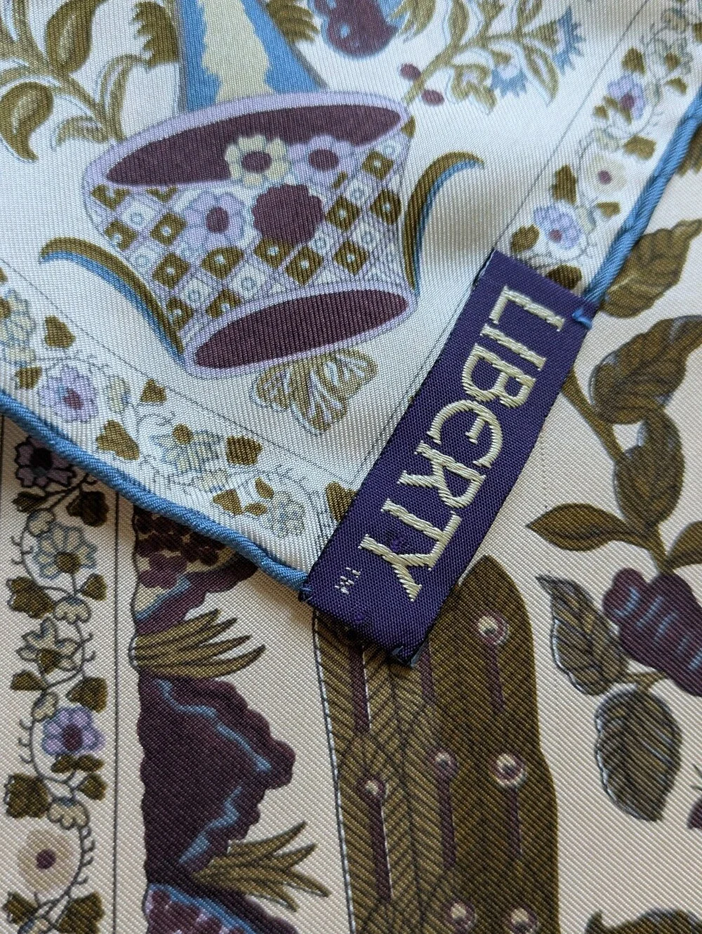 Liberty Of London Tree Of Life Square Silk Scarf